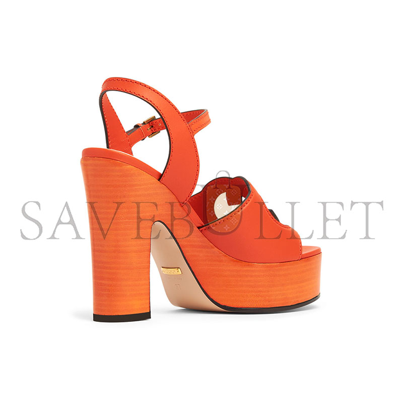 GUCCI INTERLOCKING G CUT OUT SANDALS 